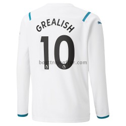 Manchester City Jack Grealish 10 Borta Fotbollströja 2021-2022 Långärmad Manchester City Jack Grealish 10 Borta Fotbollströja 2021-2022 Långärmad