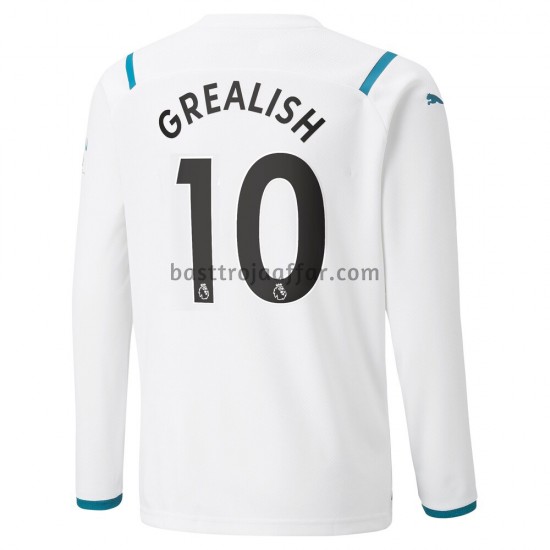 Manchester City Jack Grealish 10 Borta Fotbollströja 2021-2022 Långärmad