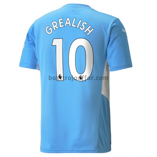 Manchester City Jack Grealish 10 Hemma Fotbollströja 2021-2022 Kortärmad