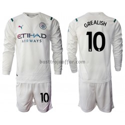 Manchester City Jack Grealish 10 Barn Borta Fotbollströja 2021-2022 Långärmad Manchester City Jack Grealish 10 Barn Borta Fotbollströja 2021-2022 Långärmad