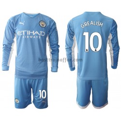 Manchester City Jack Grealish 10 Barn Hemma Fotbollströja 2021-2022 Långärmad Manchester City Jack Grealish 10 Barn Hemma Fotbollströja 2021-2022 Långärmad