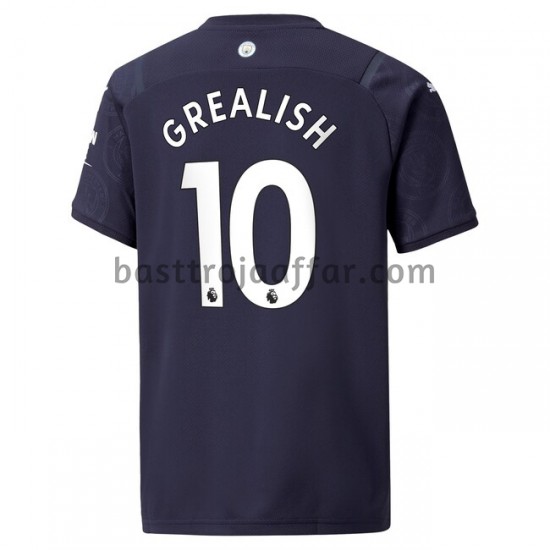 Manchester City Jack Grealish 10 Fjärde Fotbollströja 2021-2022 Kortärmad