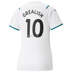 Manchester City Jack Grealish 10 Dam Borta Fotbollströja 2021-2022 Kortärmad Manchester City Jack Grealish 10 Dam Borta Fotbollströja 2021-2022 Kortärmad