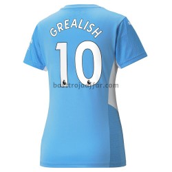 Manchester City Jack Grealish 10 Damen Hemma Fotbollströja 2021-2022 Kortärmad Manchester City Jack Grealish 10 Damen Hemma Fotbollströja 2021-2022 Kortärmad