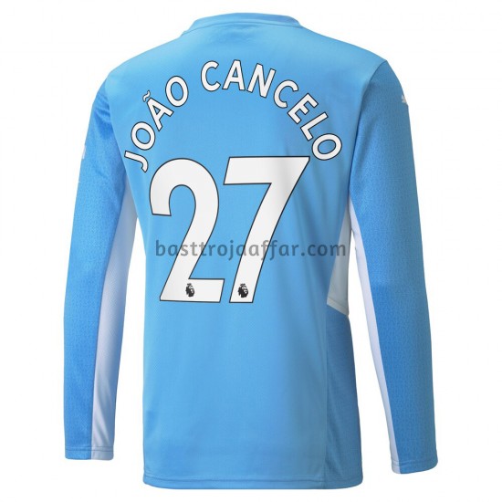 Manchester City Joao Cancelo 27 Hemma Fotbollströja 2021-2022 Långärmad