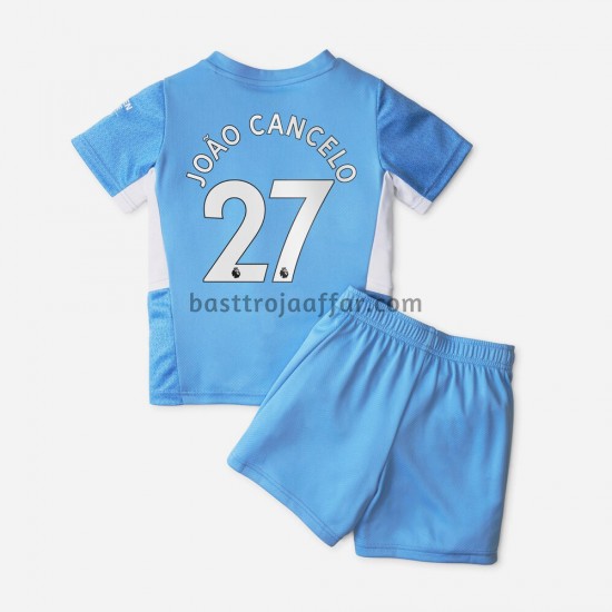 Manchester City Joao Cancelo 27 Barn Hemma Fotbollströja 2021-2022 Kortärmad