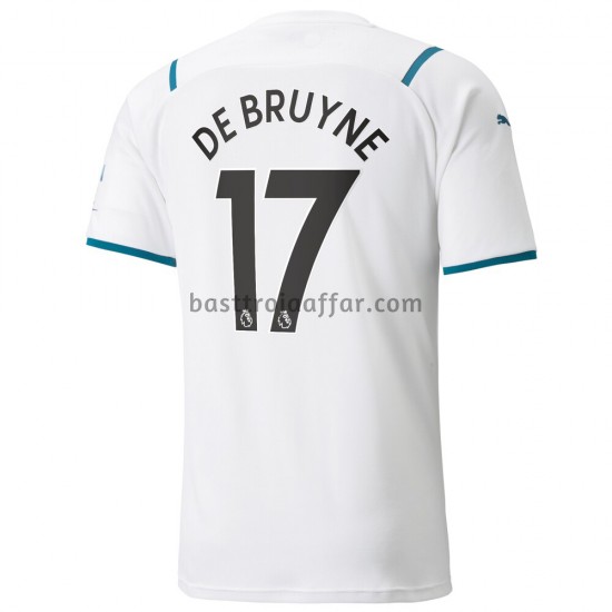 Manchester City Kevin De Bruyne 17 Borta Fotbollströja 2021-2022 Kortärmad