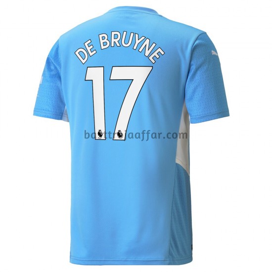Manchester City Kevin De Bruyne 17 Hemma Fotbollströja 2021-2022 Kortärmad