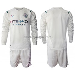 Manchester City Barn Borta Fotbollströja 2021-2022 Långärmad Manchester City Barn Borta Fotbollströja 2021-2022 Långärmad
