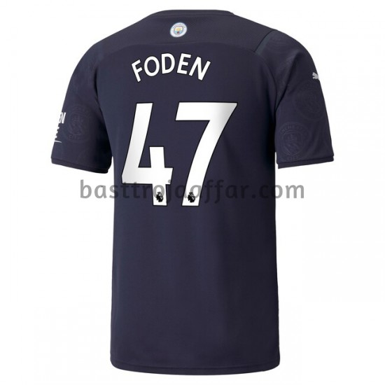 Manchester City Phil Foden 47 Fjärde Fotbollströja 2021-2022 Kortärmad