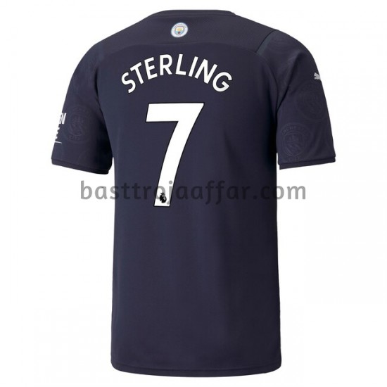 Manchester City Raheem Sterling 7 Fjärde Fotbollströja 2021-2022 Kortärmad