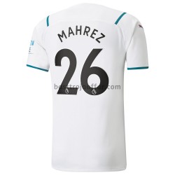 Manchester City Riyad Mahrez 26 Borta Fotbollströja 2021-2022 Kortärmad Manchester City Riyad Mahrez 26 Borta Fotbollströja 2021-2022 Kortärmad