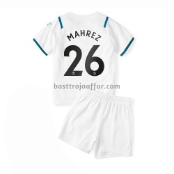 Manchester City Riyad Mahrez 26 Barn Borta Fotbollströja 2021-2022 Kortärmad Manchester City Riyad Mahrez 26 Barn Borta Fotbollströja 2021-2022 Kortärmad