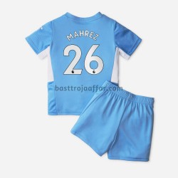 Manchester City Riyad Mahrez 26 Barn Hemma Fotbollströja 2021-2022 Kortärmad Manchester City Riyad Mahrez 26 Barn Hemma Fotbollströja 2021-2022 Kortärmad