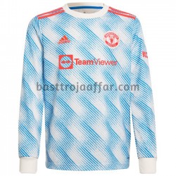 Manchester United Borta Fotbollströja 2021-2022 Långärmad