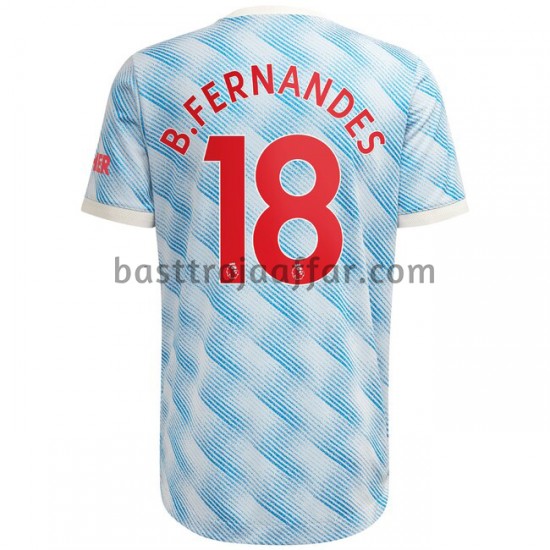 Manchester United Bruno Fernandes 18 Borta Fotbollströja 2021-2022 Kortärmad
