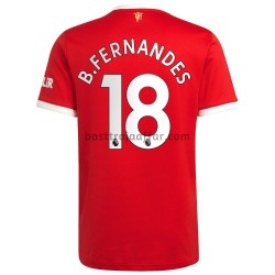 Manchester United Bruno Fernandes 18 Hemma Fotbollströja 2021-2022 Kortärmad Manchester United Bruno Fernandes 18 Hemma Fotbollströja 2021-2022 Kortärmad