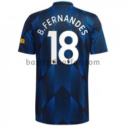 Manchester United Bruno Fernandes 18 Tredje Fotbollströja 2021-2022 Kortärmad Manchester United Bruno Fernandes 18 Tredje Fotbollströja 2021-2022 Kortärmad
