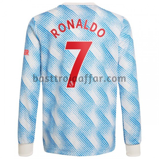 Manchester United Cristiano Ronaldo 7 Borta Fotbollströja 2021-2022 Långärmad