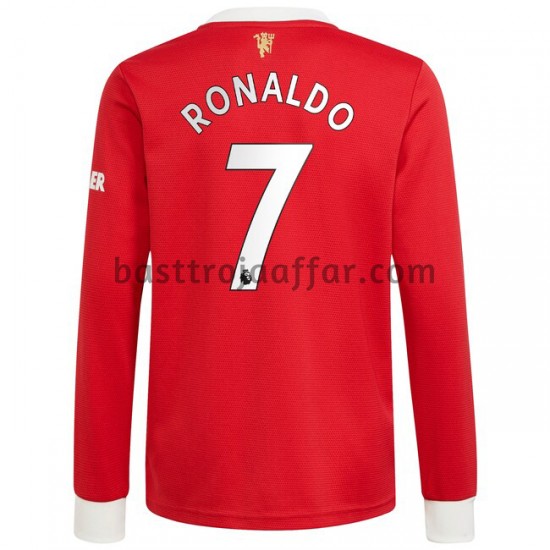 Manchester United Cristiano Ronaldo 7 Hemma Fotbollströja 2021-2022 Långärmad