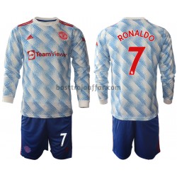 Manchester United Cristiano Ronaldo 7 Barn Borta Fotbollströja 2021-2022 Långärmad Manchester United Cristiano Ronaldo 7 Barn Borta Fotbollströja 2021-2022 Långärmad