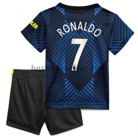 Manchester United Cristiano Ronaldo 7 Barn Tredje Fotbollströja 2021-2022 Kortärmad