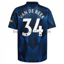 Manchester United Donny van de Beek 34 Tredje Fotbollströja 2021-2022 Kortärmad