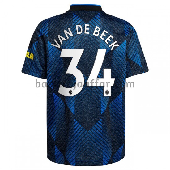 Manchester United Donny van de Beek 34 Tredje Fotbollströja 2021-2022 Kortärmad