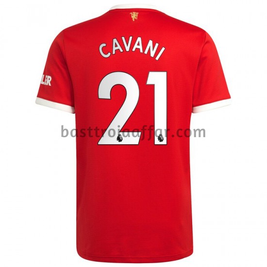 Manchester United Edinson Cavani 21 Hemma Fotbollströja 2021-2022 Kortärmad
