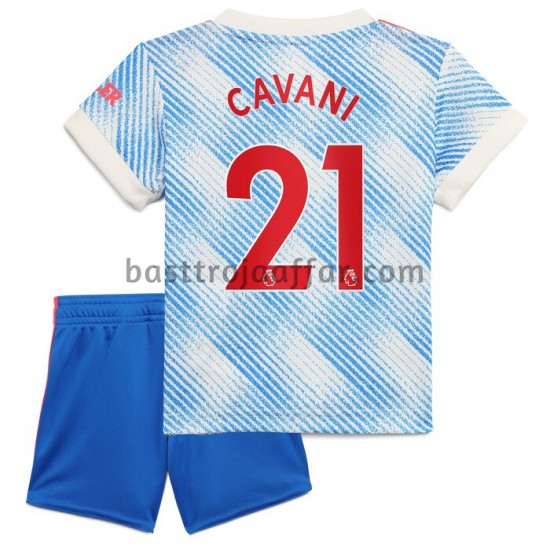 Manchester United Edinson Cavani 21 Barn Borta Fotbollströja 2021-2022 Kortärmad