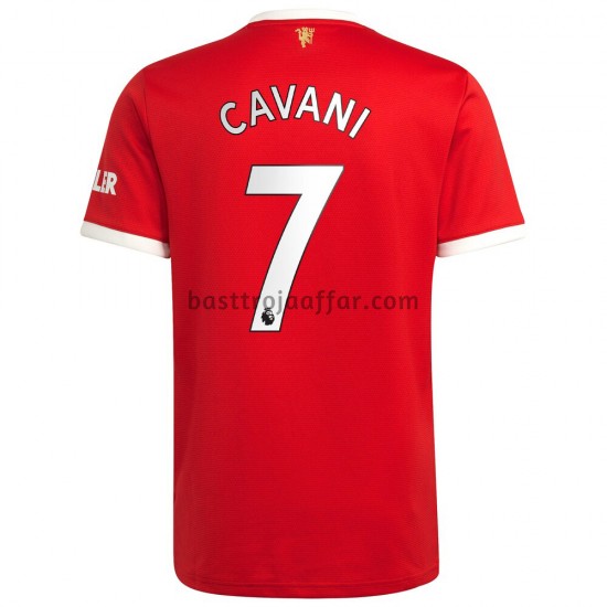 Manchester United Edinson Cavani 7 Hemma Fotbollströja 2021-2022 Kortärmad