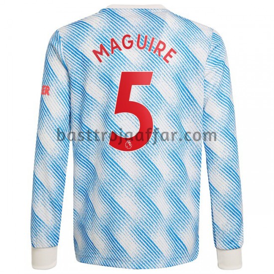 Manchester United Harry Maguire 5 Borta Fotbollströja 2021-2022 Långärmad