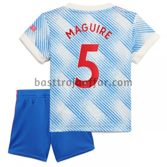 Manchester United Harry Maguire 5 Barn Borta Fotbollströja 2021-2022 Kortärmad