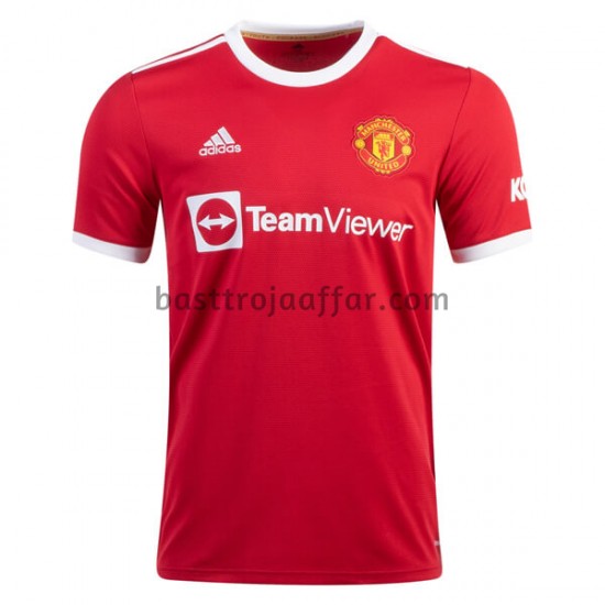 Manchester United Hemma Fotbollströja 2021-2022 Kortärmad