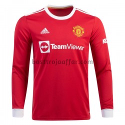 Manchester United Hemma Fotbollströja 2021-2022 Långärmad Manchester United Hemma Fotbollströja 2021-2022 Långärmad