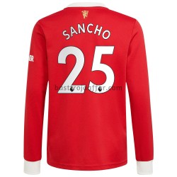 Manchester United Jadon Sancho 25 Hemma Fotbollströja 2021-2022 Långärmad Manchester United Jadon Sancho 25 Hemma Fotbollströja 2021-2022 Långärmad