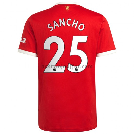 Manchester United Jadon Sancho 25 Hemma Fotbollströja 2021-2022 Kortärmad