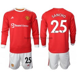Manchester United Jadon Sancho 25 Barn Hemma Fotbollströja 2021-2022 Långärmad Manchester United Jadon Sancho 25 Barn Hemma Fotbollströja 2021-2022 Långärmad