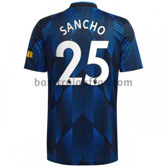 Manchester United Jadon Sancho 25 Tredje Fotbollströja 2021-2022 Kortärmad