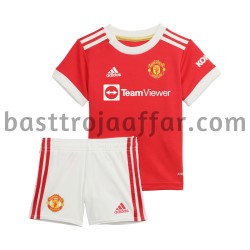 Manchester United Barn Hemma Fotbollströja 2021-2022 Kortärmad Manchester United Barn Hemma Fotbollströja 2021-2022 Kortärmad