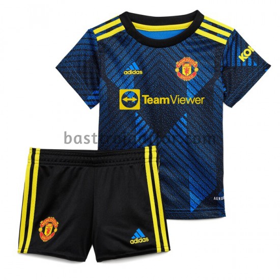 Manchester United Barn Tredje Fotbollströja 2021-2022 Kortärmad