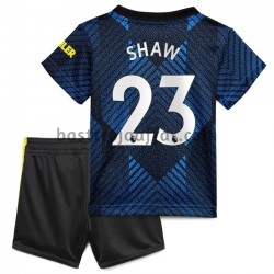 Manchester United Luke Shaw 23 Barn Tredje Fotbollströja 2021-2022 Kortärmad Manchester United Luke Shaw 23 Barn Tredje Fotbollströja 2021-2022 Kortärmad
