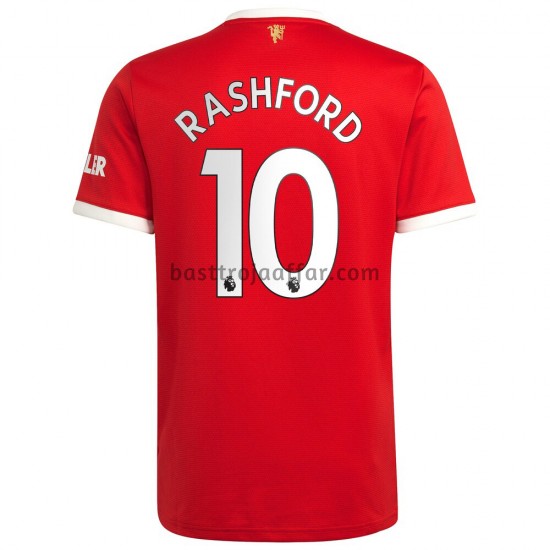 Manchester United Marcus Rashford 10 Hemma Fotbollströja 2021-2022 Kortärmad
