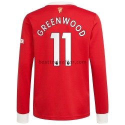 Manchester United Mason Greenwood 11 Hemma Fotbollströja 2021-2022 Långärmad Manchester United Mason Greenwood 11 Hemma Fotbollströja 2021-2022 Långärmad