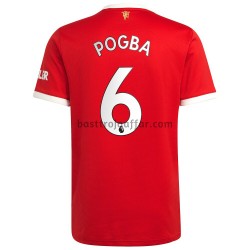 Manchester United Paul Pogba 6 Hemma Fotbollströja 2021-2022 Kortärmad Manchester United Paul Pogba 6 Hemma Fotbollströja 2021-2022 Kortärmad