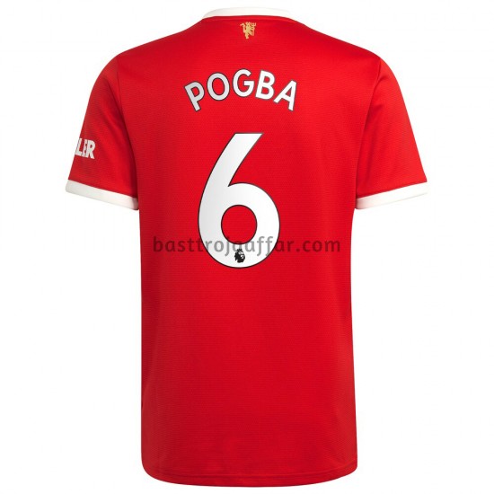 Manchester United Paul Pogba 6 Hemma Fotbollströja 2021-2022 Kortärmad