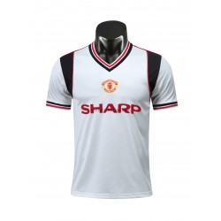 Manchester United Retro Borta Fotbollströja 1985 Kortärmad