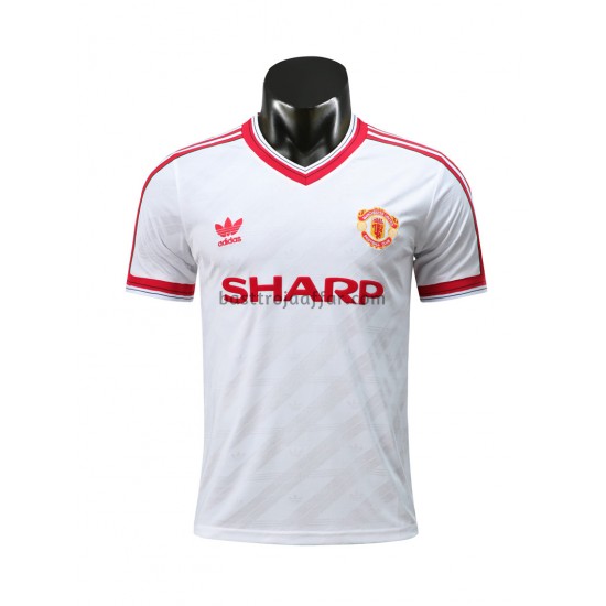 Manchester United Retro Borta Fotbollströja 1986 Kortärmad
