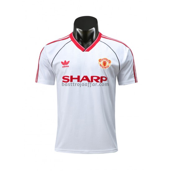 Manchester United Retro Borta Fotbollströja 1988 Kortärmad