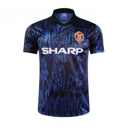 Manchester United Retro Borta Fotbollströja 1993 Kortärmad